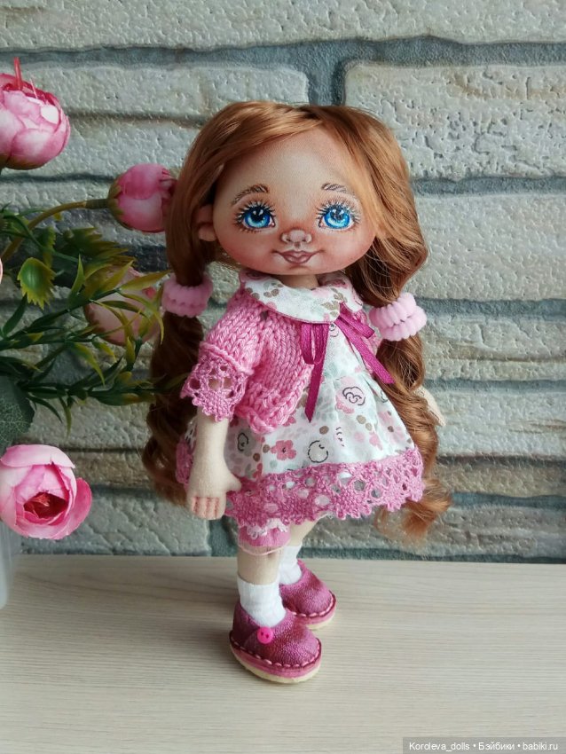 Жизнь в розовом цвете — Авторские текстильные куклы: Вальдорфские (фото 4)