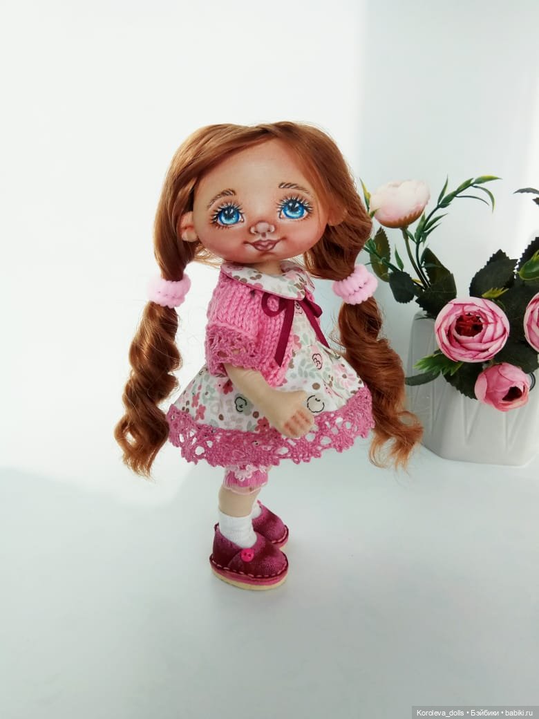 Жизнь в розовом цвете — Авторские текстильные куклы: Вальдорфские (фото 5)