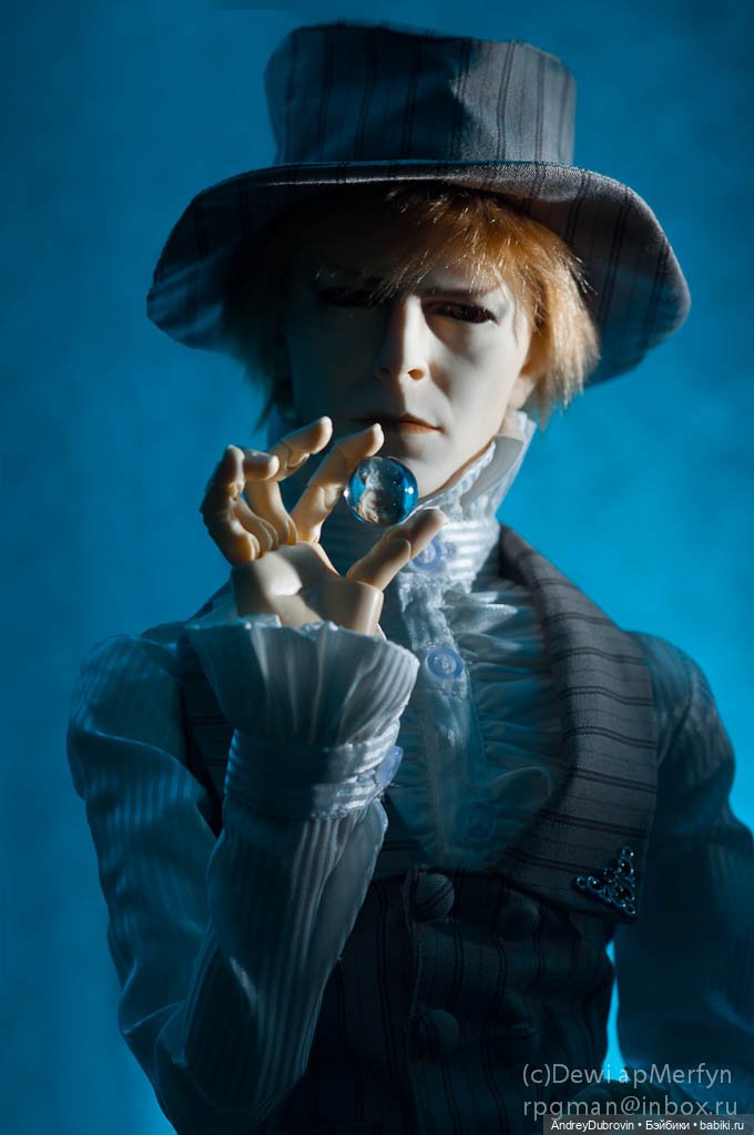 Дэвид Боуи — Гибридизация кукол BJD (БЖД): пересадка головы