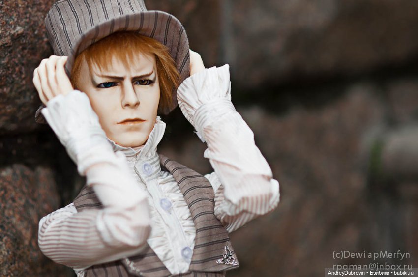 Дэвид Боуи — Гибридизация кукол BJD (БЖД): пересадка головы (фото 6)