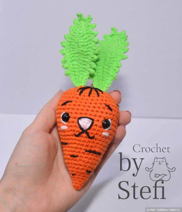 Моркунья! (погремушка) — Вязаные игрушки и амигуруми: крючком (фото 6)
