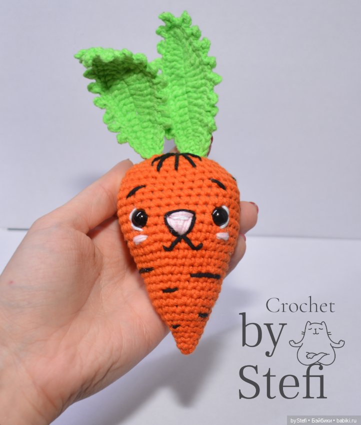 Моркунья! (погремушка) — Вязаные игрушки и амигуруми: крючком (фото 4)