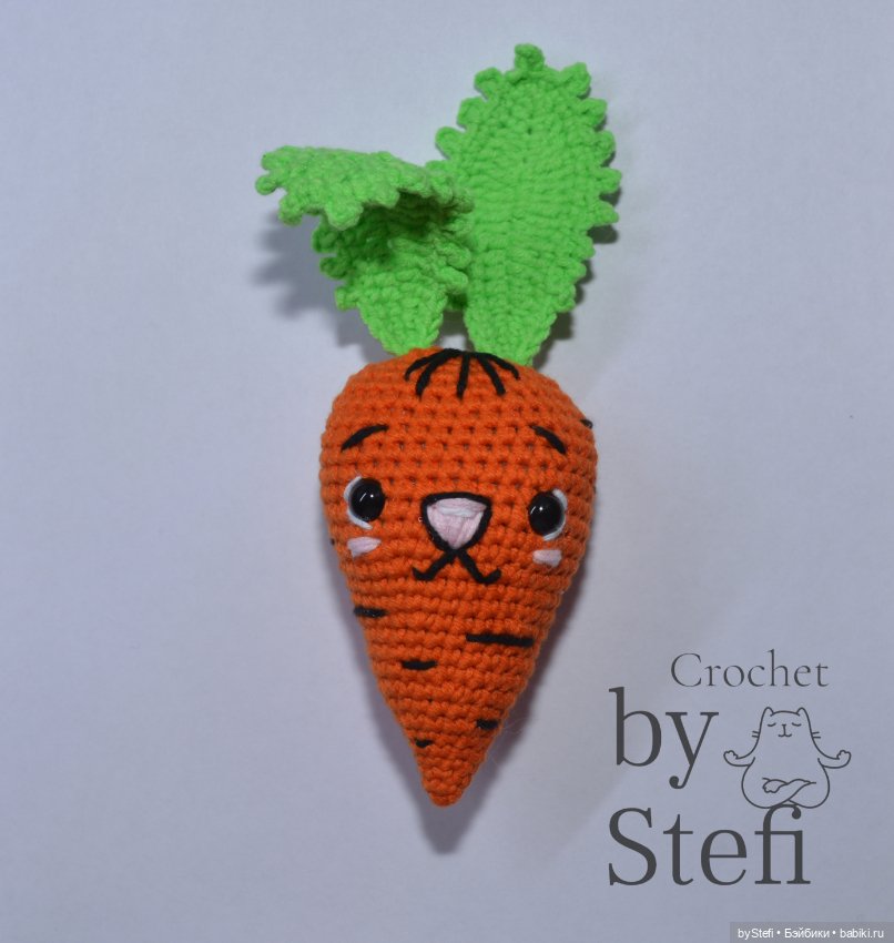 Моркунья! (погремушка) — Вязаные игрушки и амигуруми: крючком (фото 7)