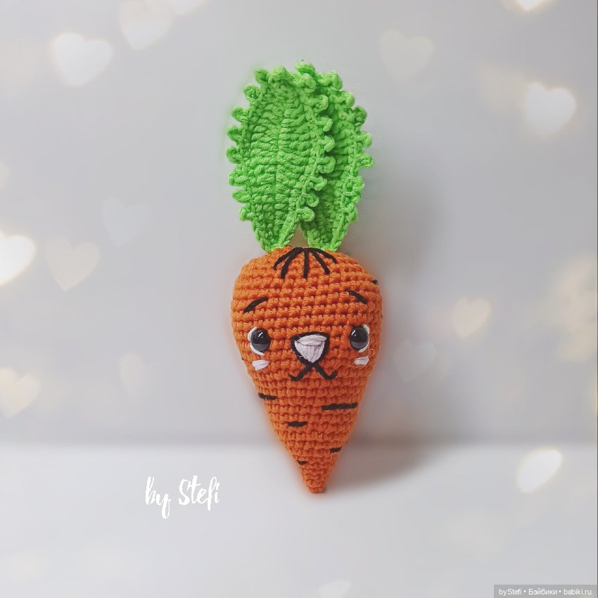 Моркунья! (погремушка) — Вязаные игрушки и амигуруми: крючком