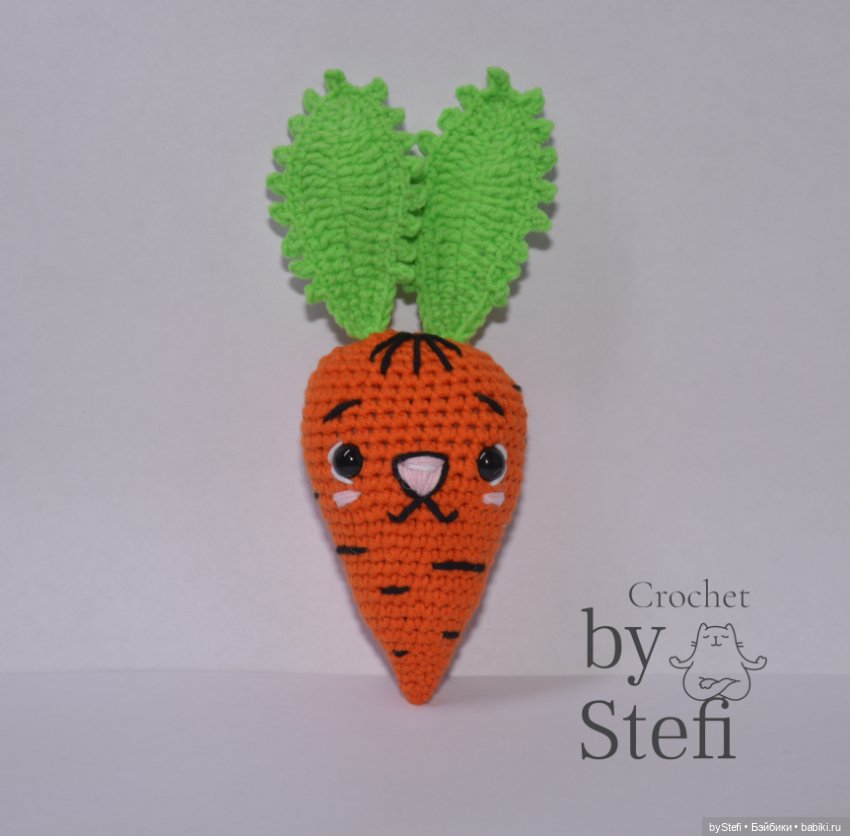 Моркунья! (погремушка) — Вязаные игрушки и амигуруми: крючком (фото 2)