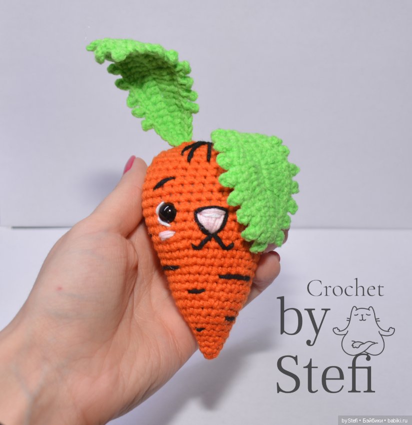 Моркунья! (погремушка) — Вязаные игрушки и амигуруми: крючком (фото 5)