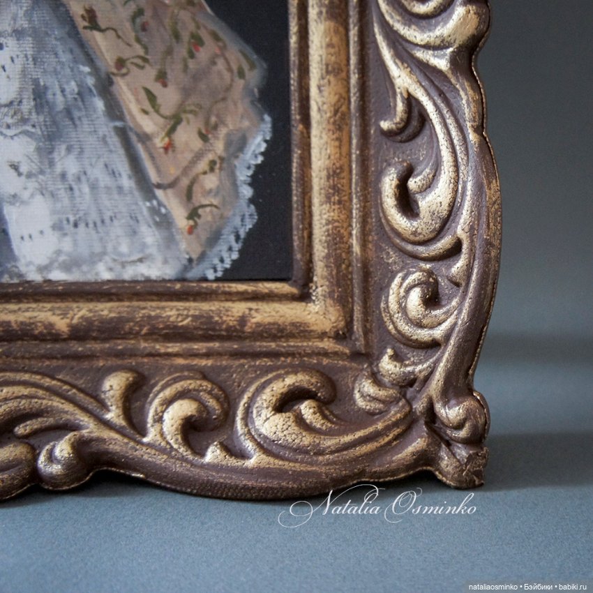 Картина куклы "Лягушка Алионора". Авторские куклы Осминко Натальи (фото 3)