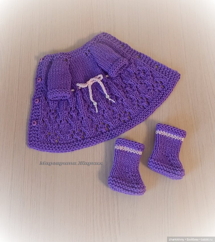 Снова вяжу — Одежда и обувь для кукол своими руками: фото (фото 9)