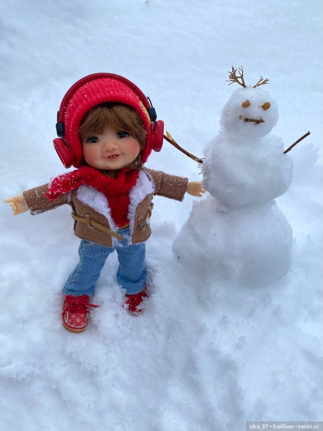 Моя любимая красная шапочка Или Весна ты где? Giggi Meadow dolls (фото 7)