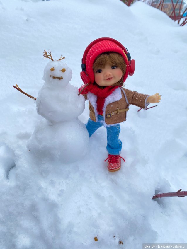 Моя любимая красная шапочка Или Весна ты где? Giggi Meadow dolls (фото 8)