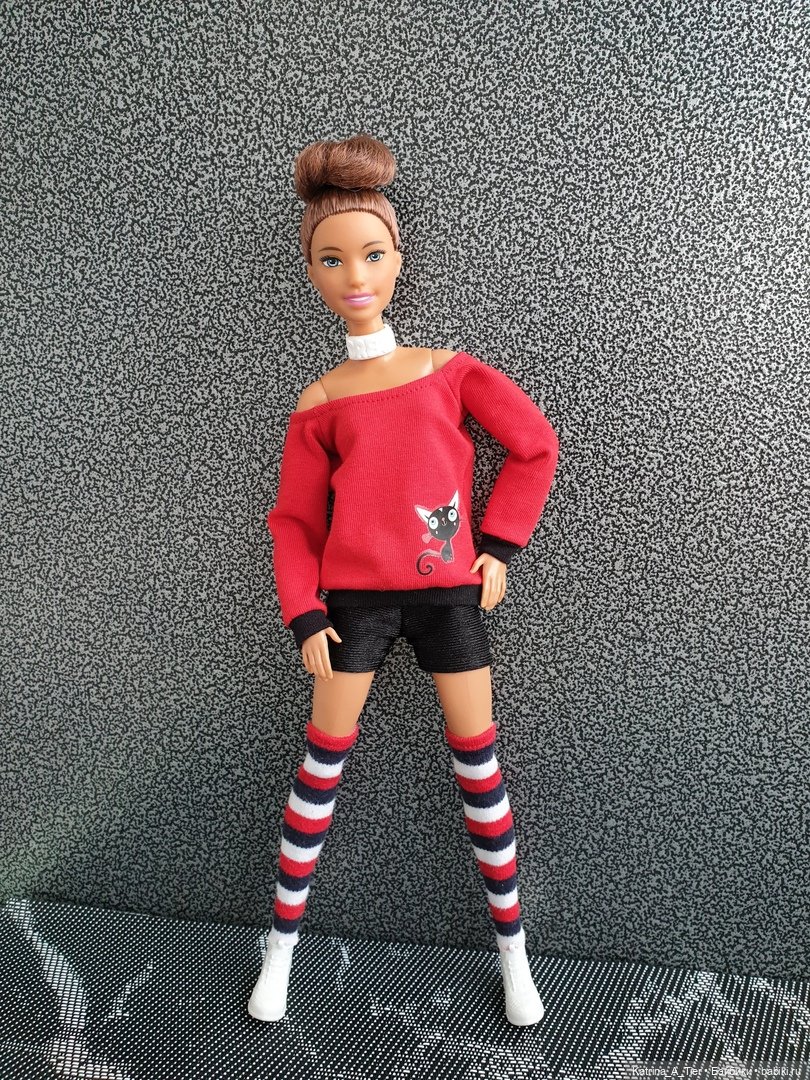 Красный + черный — Одежда и обувь для кукол своими руками: фото