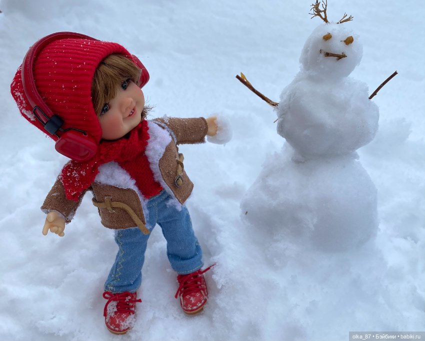 Моя любимая красная шапочка Или Весна ты где? Giggi Meadow dolls (фото 6)