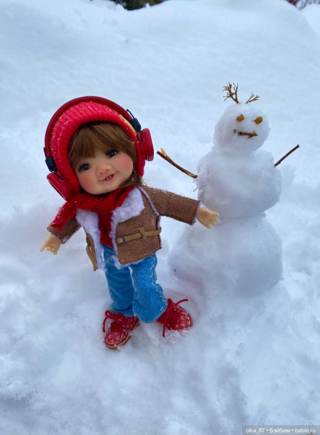 Моя любимая красная шапочка Или Весна ты где? Giggi Meadow dolls (фото 9)