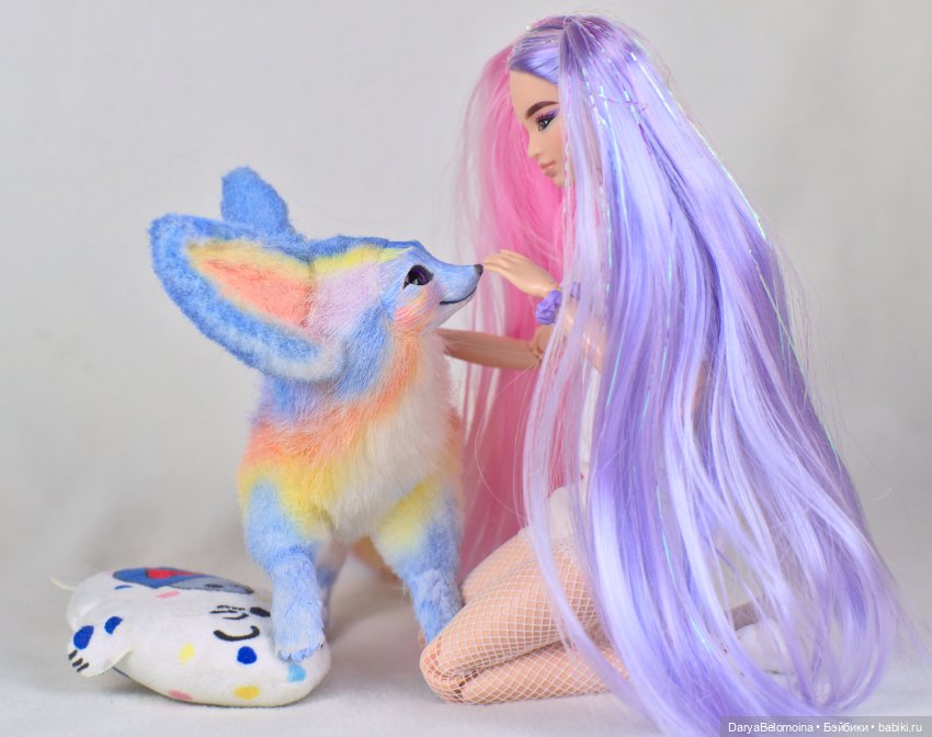 Две акварельные лисички — Куклы Barbie (Барби): Looks (фото 7)