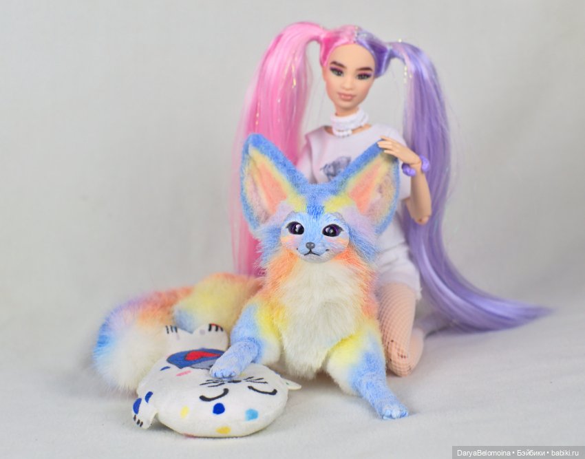 Две акварельные лисички — Куклы Barbie (Барби): Looks (фото 4)