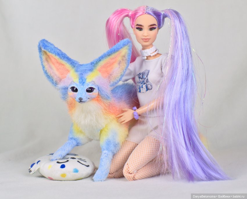 Две акварельные лисички — Куклы Barbie (Барби): Looks (фото 6)