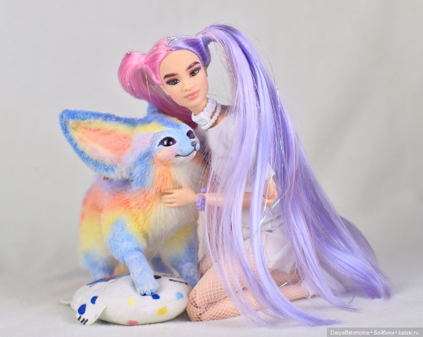 Две акварельные лисички — Куклы Barbie (Барби): Looks (фото 8)