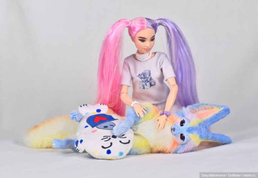 Две акварельные лисички — Куклы Barbie (Барби): Looks (фото 3)