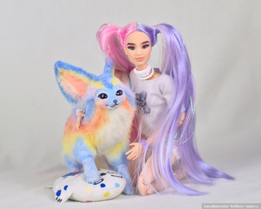 Две акварельные лисички — Куклы Barbie (Барби): Looks (фото 10)