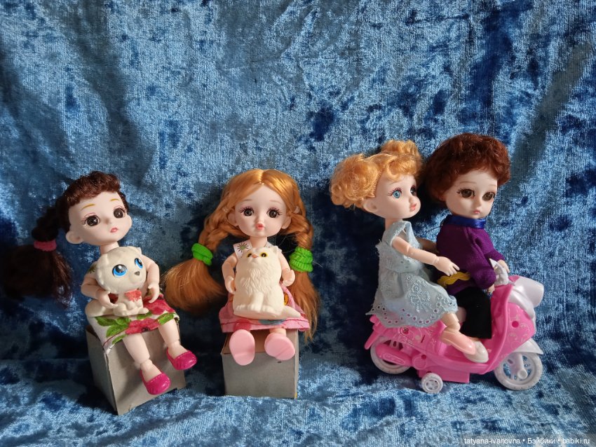 Прокатится на мотоцикле — Куклы с Алиэкспресс (Aliexpress): Китайские шарнирные (фото 5)