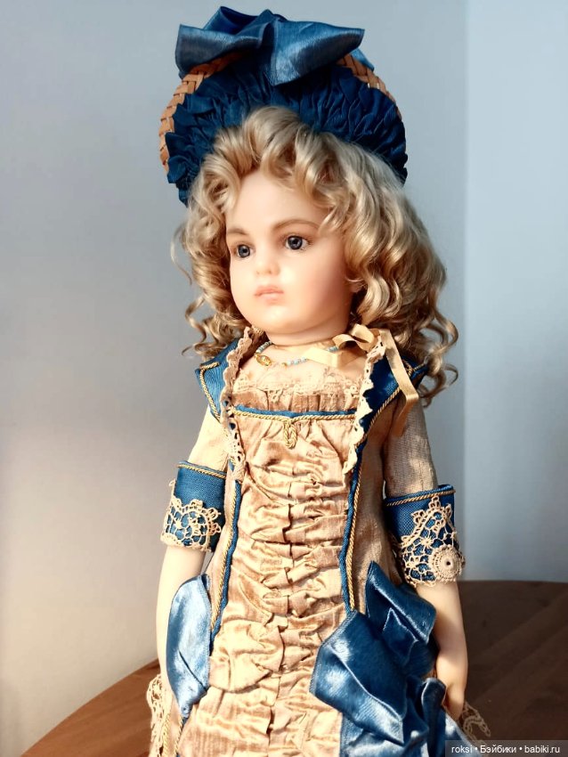 Реплика куклы Bru — Авторские куклы в антикварном стиле: будуарные (фото 9)