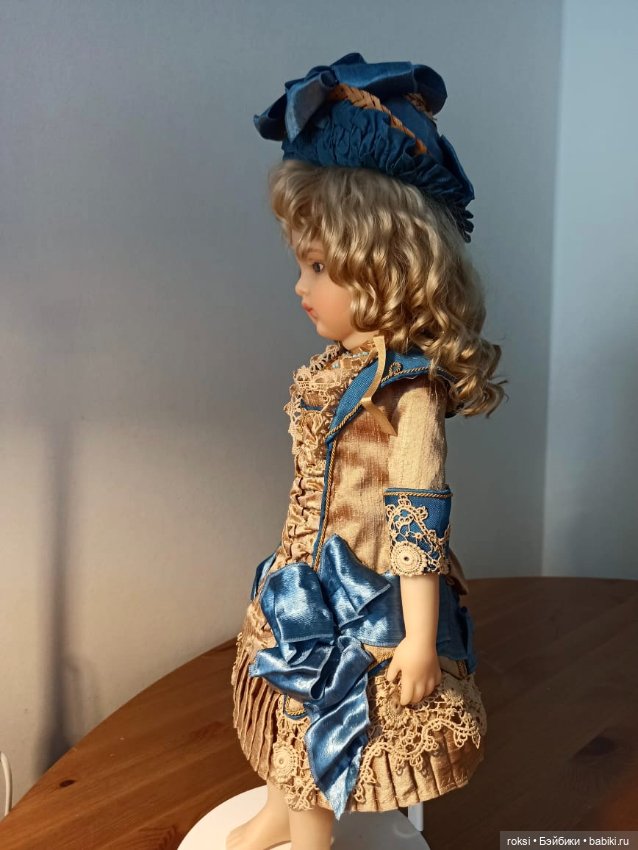 Реплика куклы Bru — Авторские куклы в антикварном стиле: будуарные (фото 8)