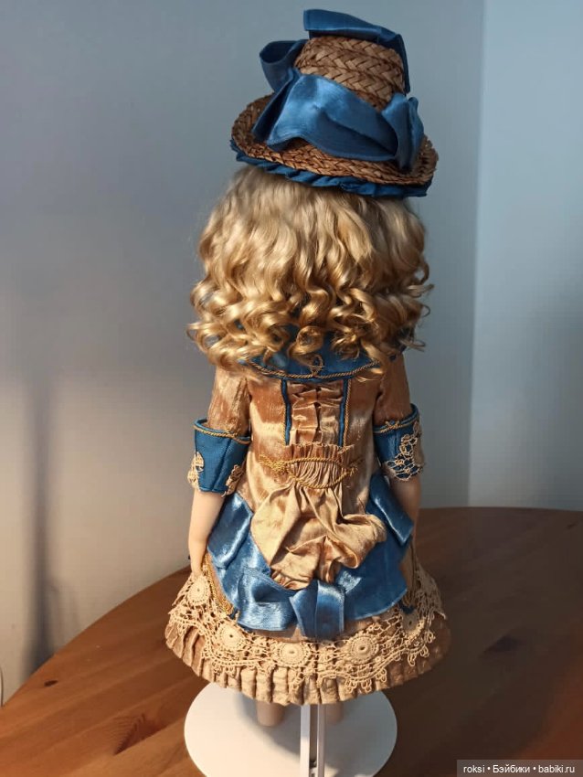 Реплика куклы Bru — Авторские куклы в антикварном стиле: будуарные (фото 6)