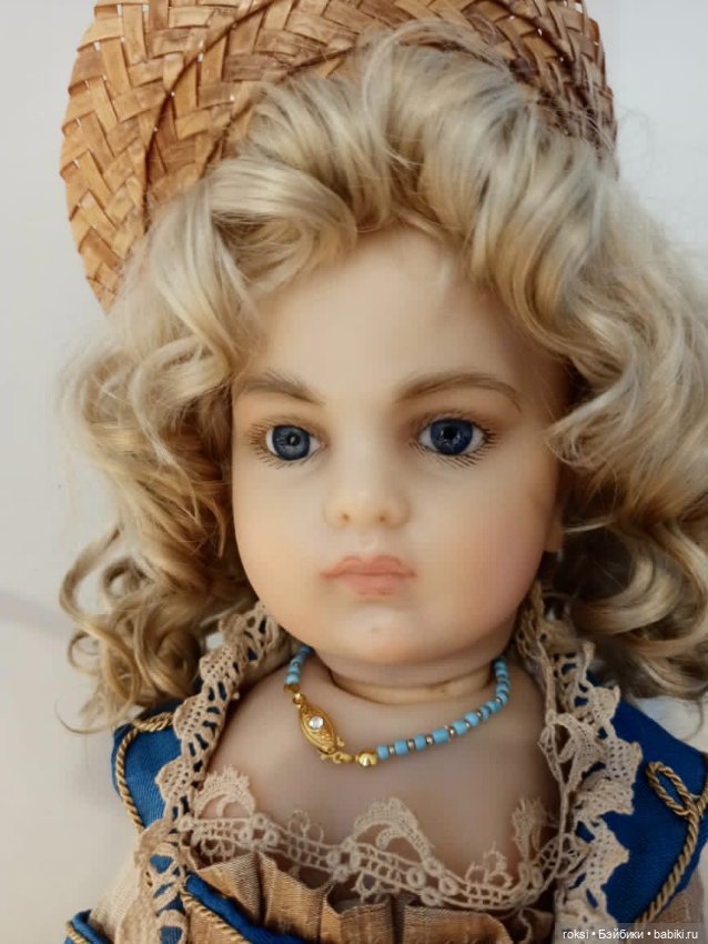 Реплика куклы Bru — Авторские куклы в антикварном стиле: будуарные (фото 3)
