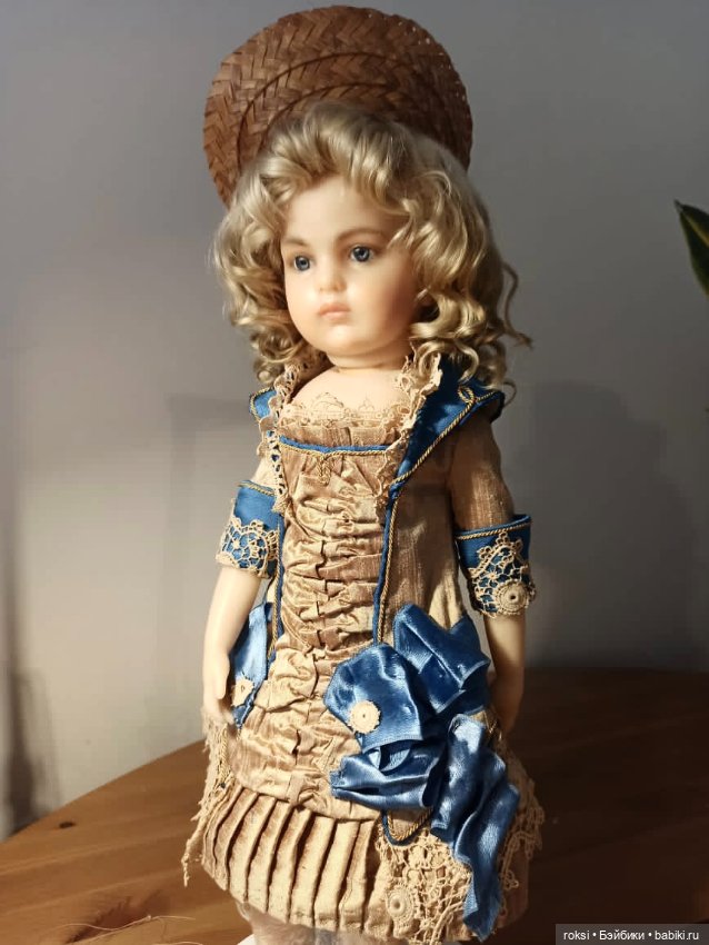Реплика куклы Bru — Авторские куклы в антикварном стиле: будуарные (фото 5)