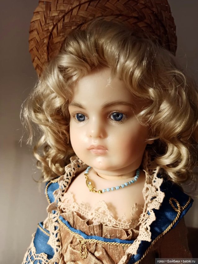 Реплика куклы Bru — Авторские куклы в антикварном стиле: будуарные