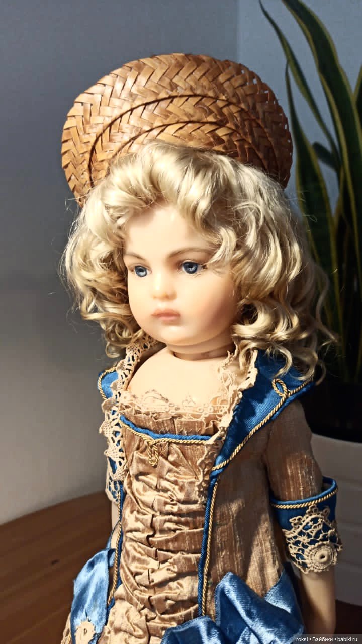 Реплика куклы Bru — Авторские куклы в антикварном стиле: будуарные (фото 10)