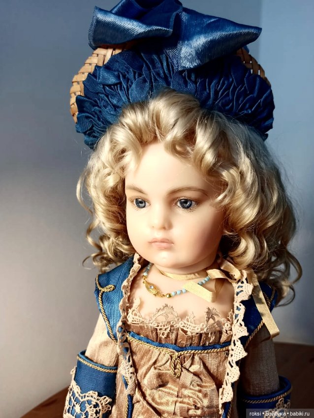 Реплика куклы Bru — Авторские куклы в антикварном стиле: будуарные (фото 7)