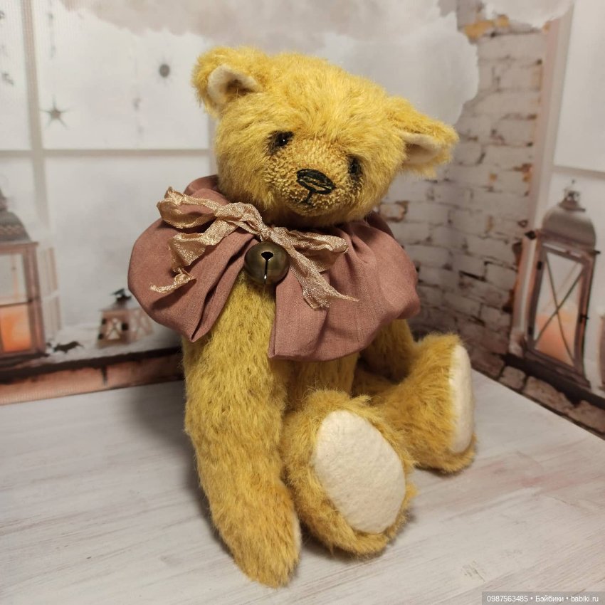 Оливер, рост 28 см — Авторские мишки Тедди и друзья: фото