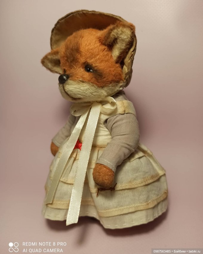 Лисичка,Ростик 16 см — Авторские мишки Тедди и друзья: фото (фото 2)