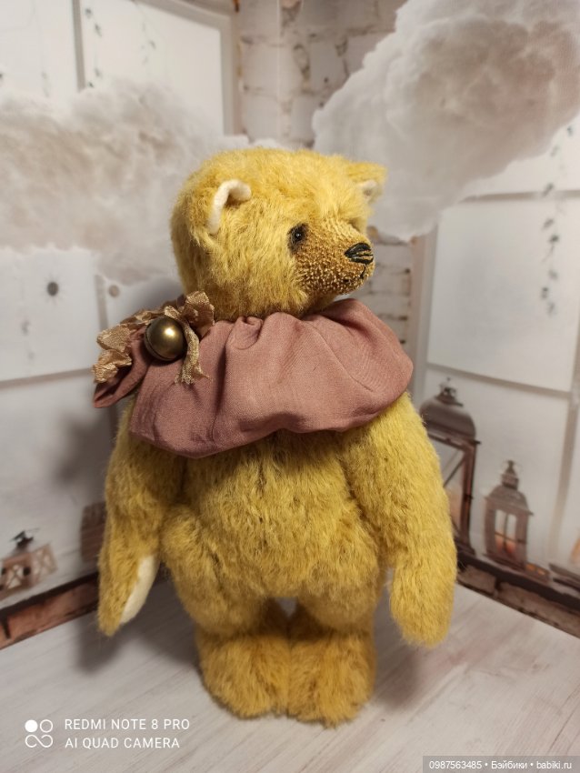 Оливер, рост 28 см — Авторские мишки Тедди и друзья: фото (фото 3)
