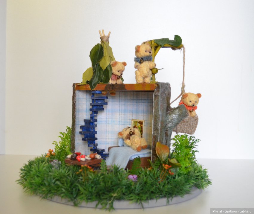 Домик в лесу — Кукольные домики своими руками: фото (фото 4)