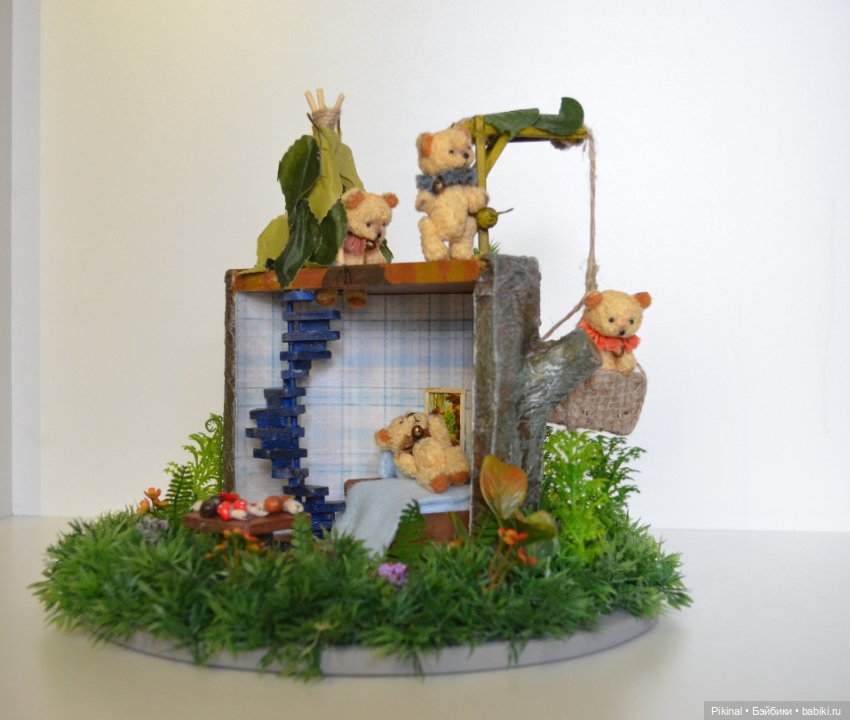 Домик в лесу — Кукольные домики своими руками: фото (фото 6)