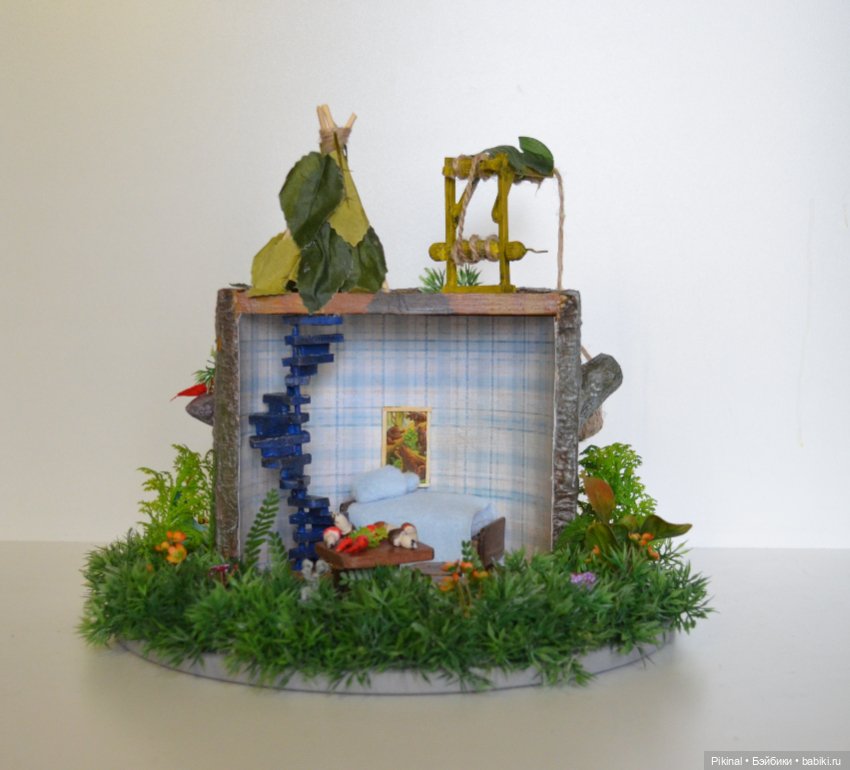 Домик в лесу — Кукольные домики своими руками: фото