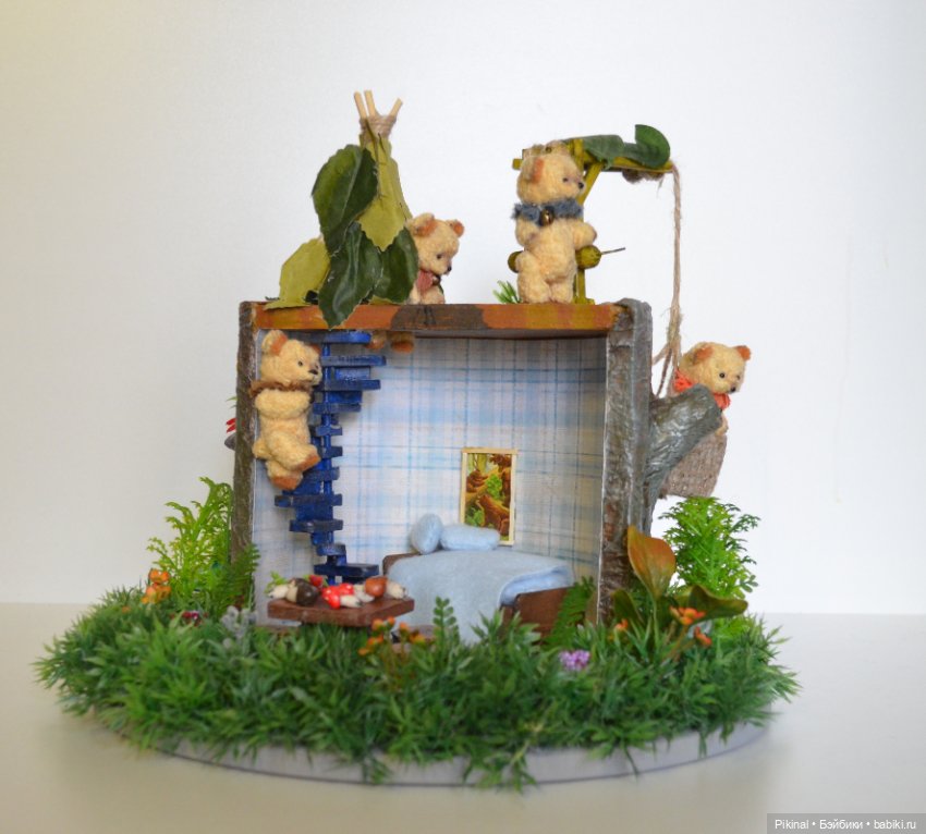 Домик в лесу — Кукольные домики своими руками: фото