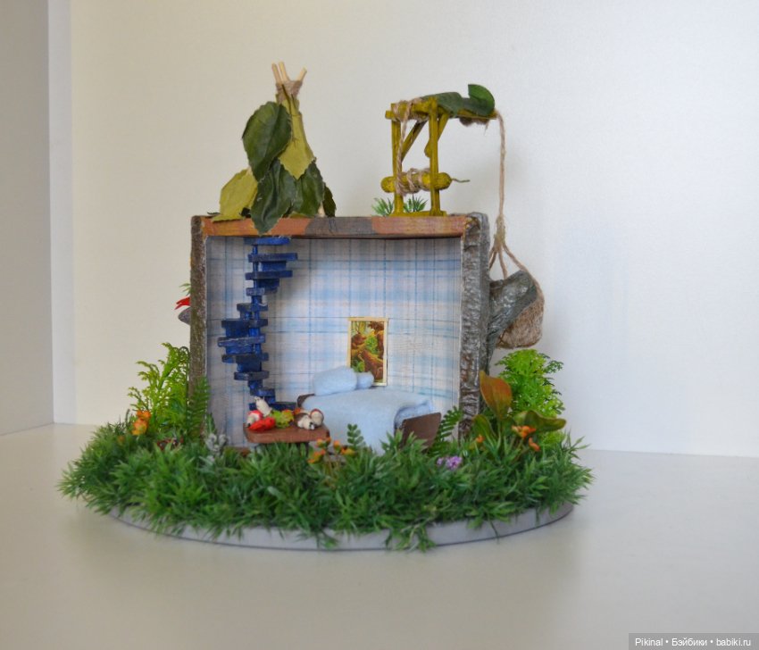 Домик в лесу — Кукольные домики своими руками: фото
