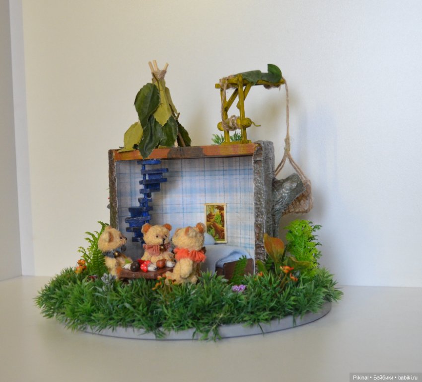 Домик в лесу — Кукольные домики своими руками: фото (фото 3)