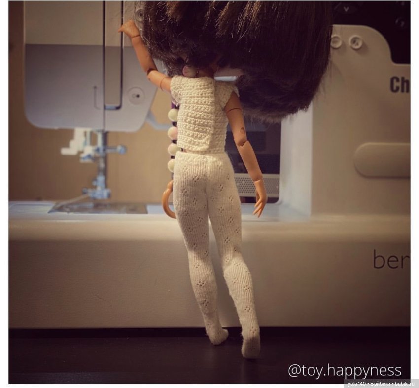 Шьем колготки для куклы Blythe (фото 9)