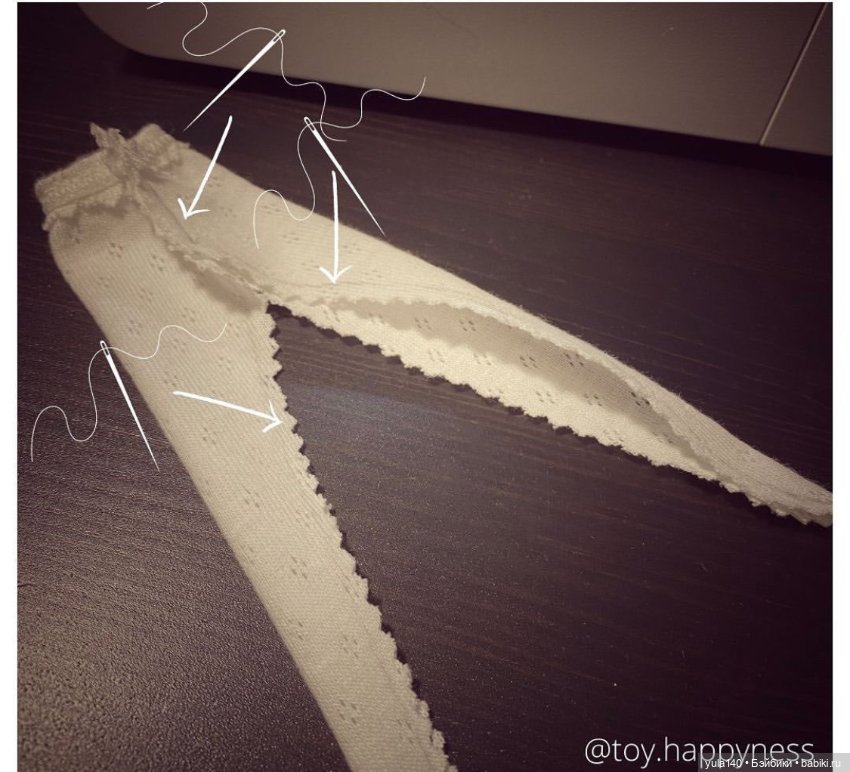 Шьем колготки для куклы Blythe (фото 6)