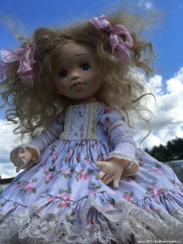 Очаровательная текстильная куколка Ася (фото 3)
