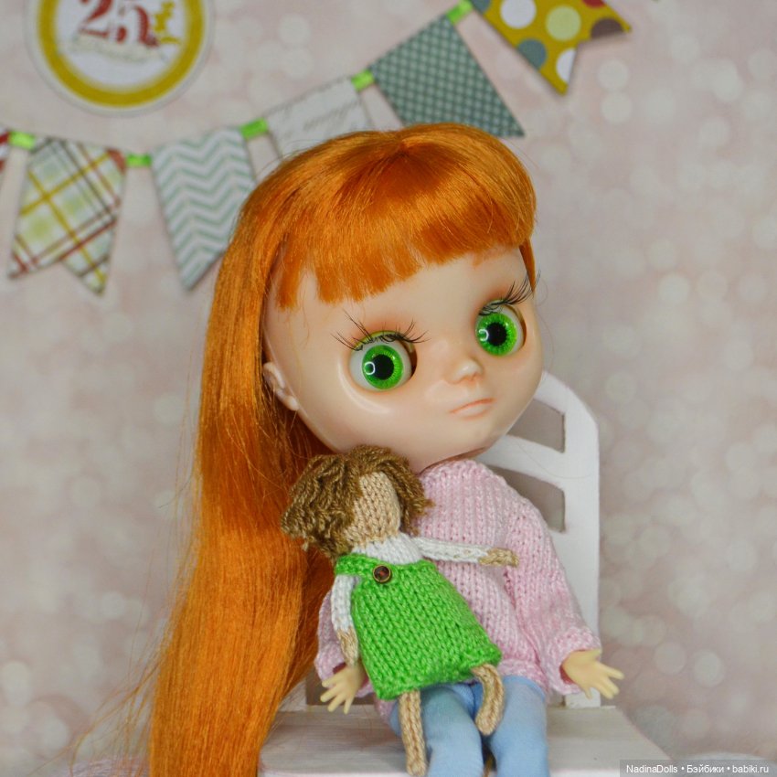 Куклы-малышки — Авторские вязаные куклы: интерьерные (фото 3)