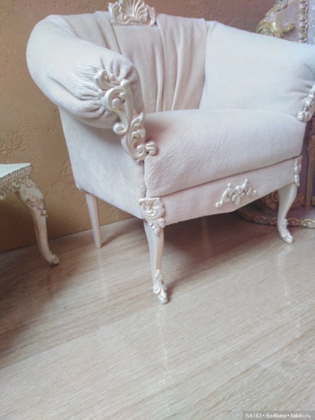 Кресло для кукол ренессанс (фото 5)