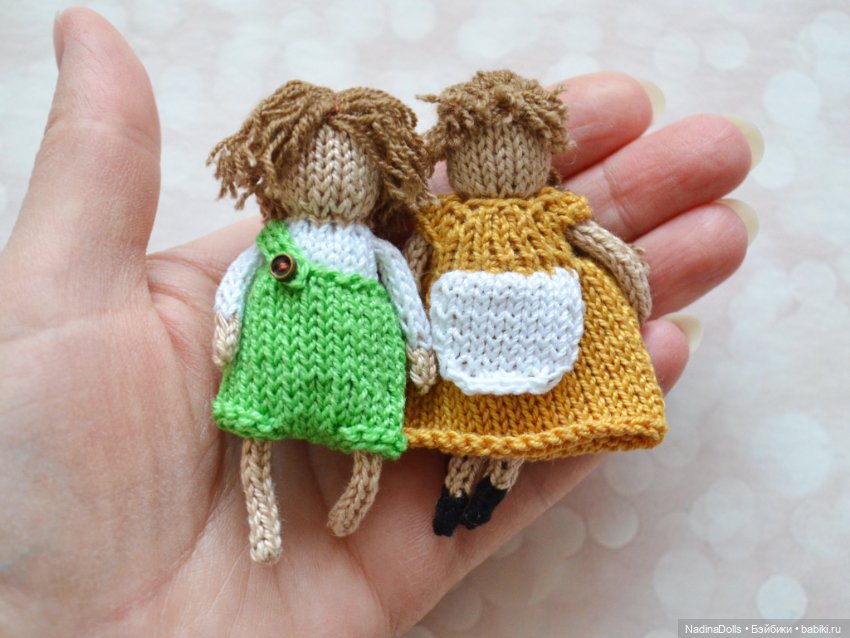 Куклы-малышки — Авторские вязаные куклы: интерьерные (фото 4)
