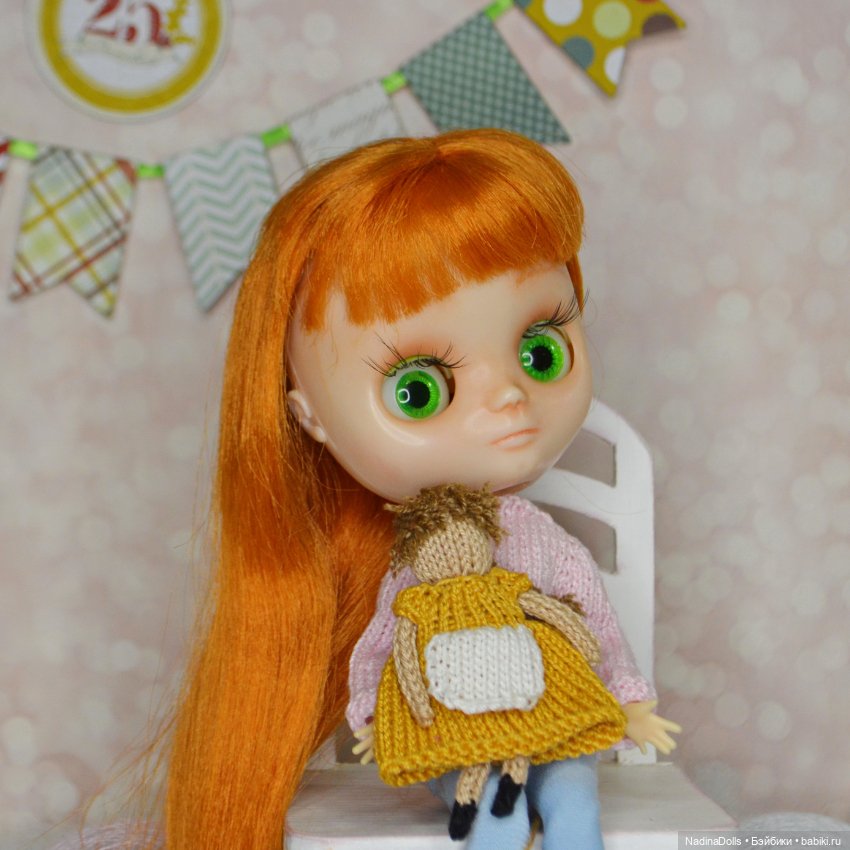 Куклы-малышки — Авторские вязаные куклы: интерьерные (фото 2)