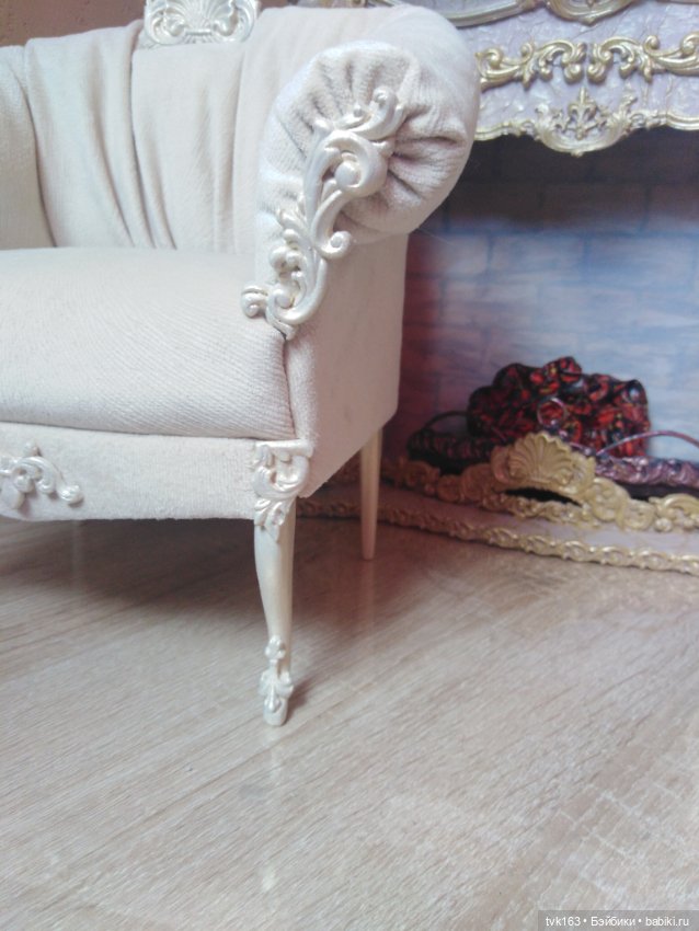 Кресло для кукол ренессанс (фото 4)