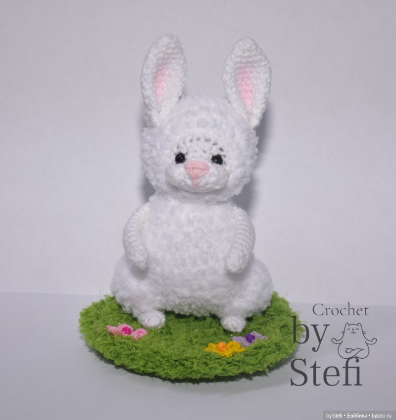 Заяц Пуш — Вязаные игрушки и амигуруми: крючком (фото 3)